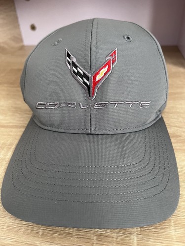 Corvette Gray Hat Cap Richardson Model 225 Adjustable