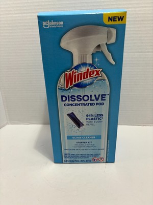 Windex Dissolve Concentrated Pods, Multisurface Cleaner Starter Kit W/ 1 Pod New