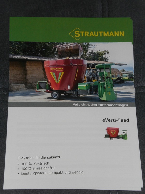 Strautmann Everti-Feed Vollelektrischer Futtermischwagen Prospektblatt ( 24201 )