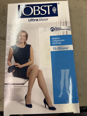 JOBST UltraSheer Natural Comp.Stockings 15-20 mmHg Thigh High  Small 122300