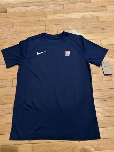 Nike Luxembourg Pride Run Top Jersey Running Sz L BV6708 410