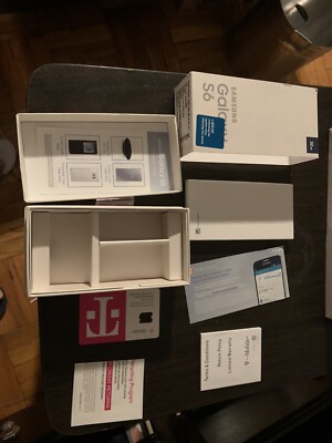 Samsung Galaxy S6 32GB Black Sapphire T-mobile Box Only - Free Shipping!