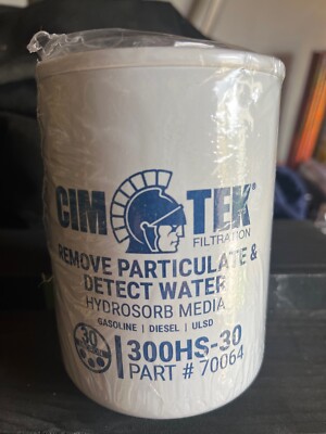 CIM-TEK #70064 Filter (Remove Particulate & Detect Water - 30 Micron)
