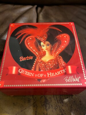  Barbie Queen Of Hearts Music Box. Love is a Many Splendored Thing. Bob Mackie.