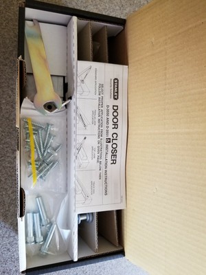 Stanley New in box door closer D-3551 AL finish