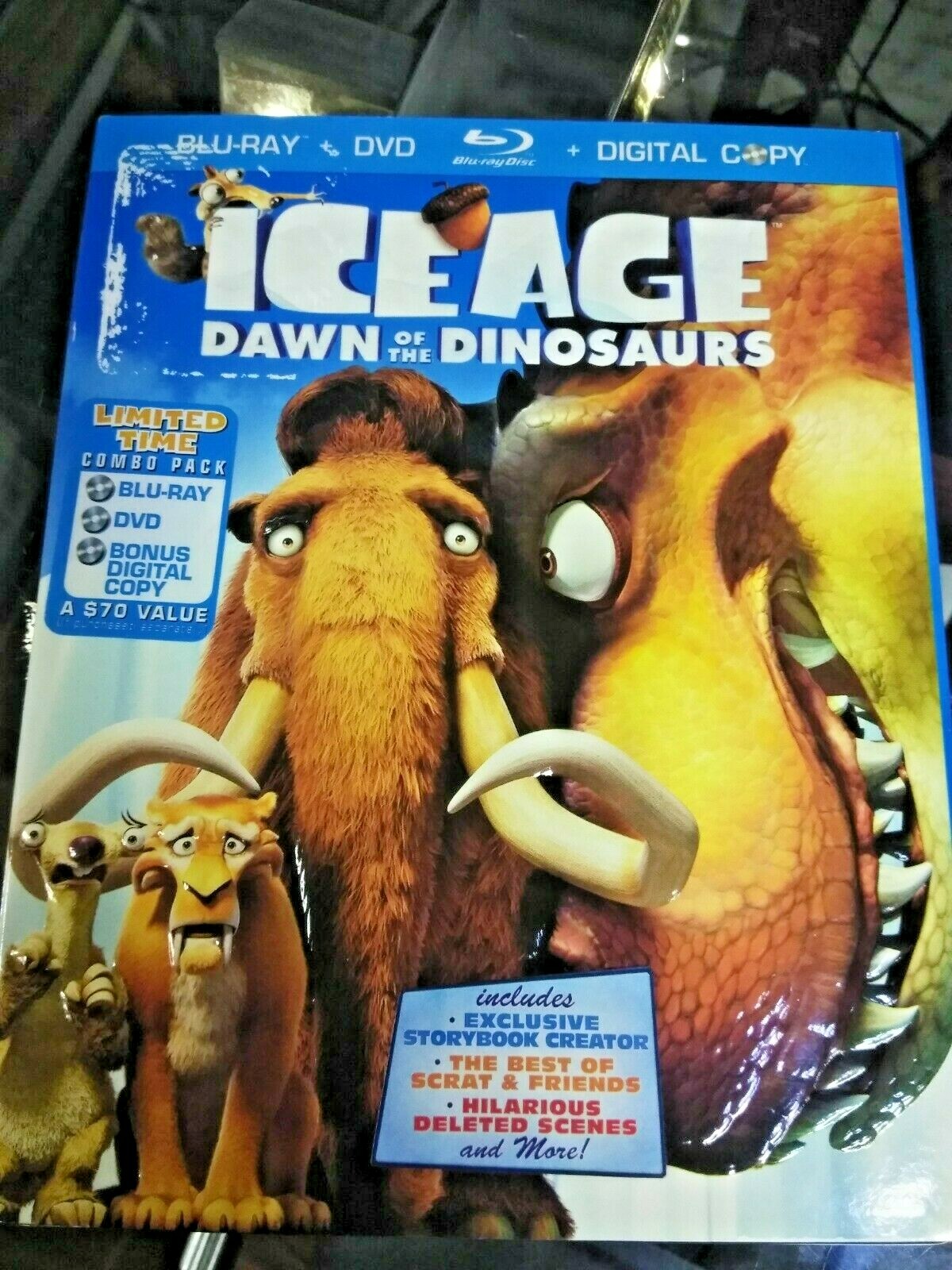 (未使用･未開封品)Ice Age 3 [Blu-ray] Ice Age 3: Dawn Of The Dinosaurs (3D Blu-ray + Blu-ray +