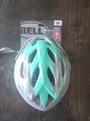 Bell Axle Bike Helmet, Mint Green, Women's 14+ (20.5'' - 20.875'') Brand New 