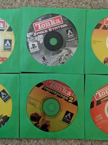 Lot of 8 TONKA HASBRO CD-ROM LOT COMPUTER PlayStation Games