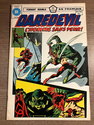 DAREDEVIL #51/52 french canadian comic foreign ÉDITIONS HÉRITAGE (1983) [#48-49]