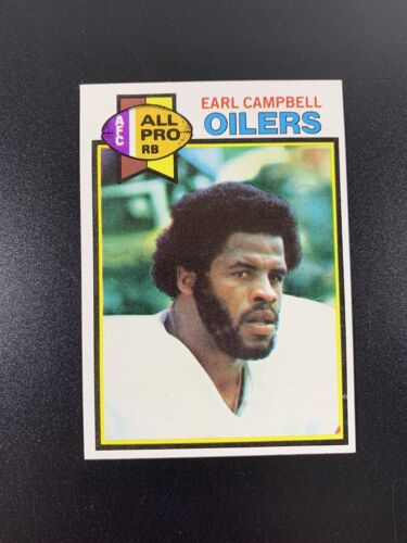 EARL CAMPBELL ROOKIE CARD! LOOK AT THE PICTURES! HALL OF FAMER! 1979 TOPPS #390. rookie card picture