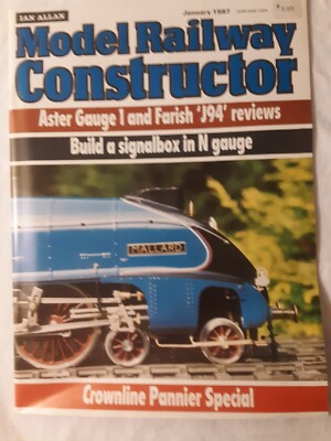 Model Railway Constructor #632 Jan 1987 FREE SHIPPING North British NEW Pannier