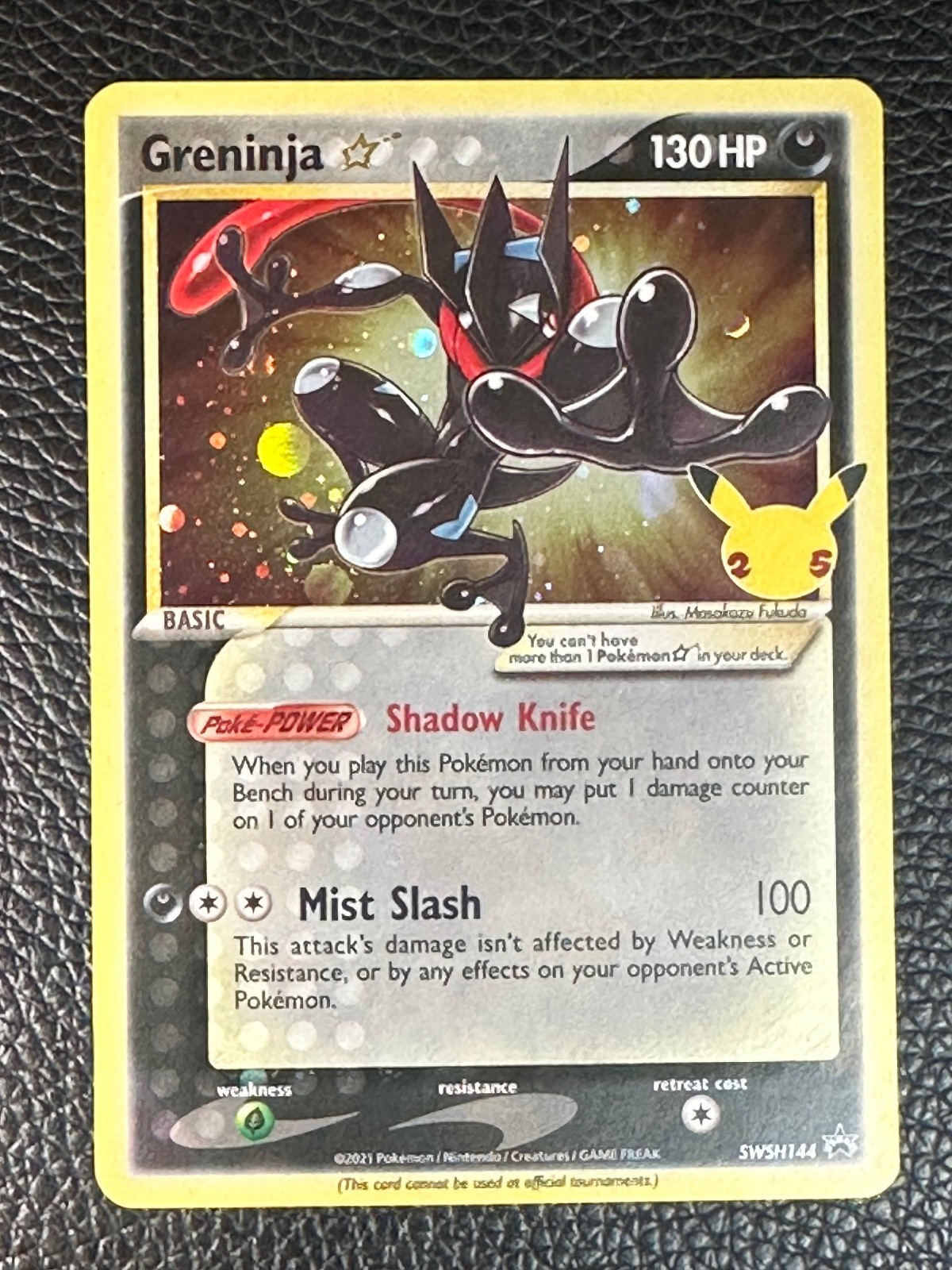 2021 Pokemon Swish Black Star Promo #SWSH144 Greninja #3