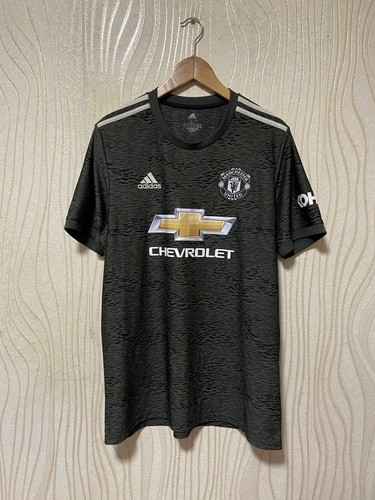 MANCHESTER UNITED 2020 2021 AWAY FOOTBALL SHIRT SOCCER