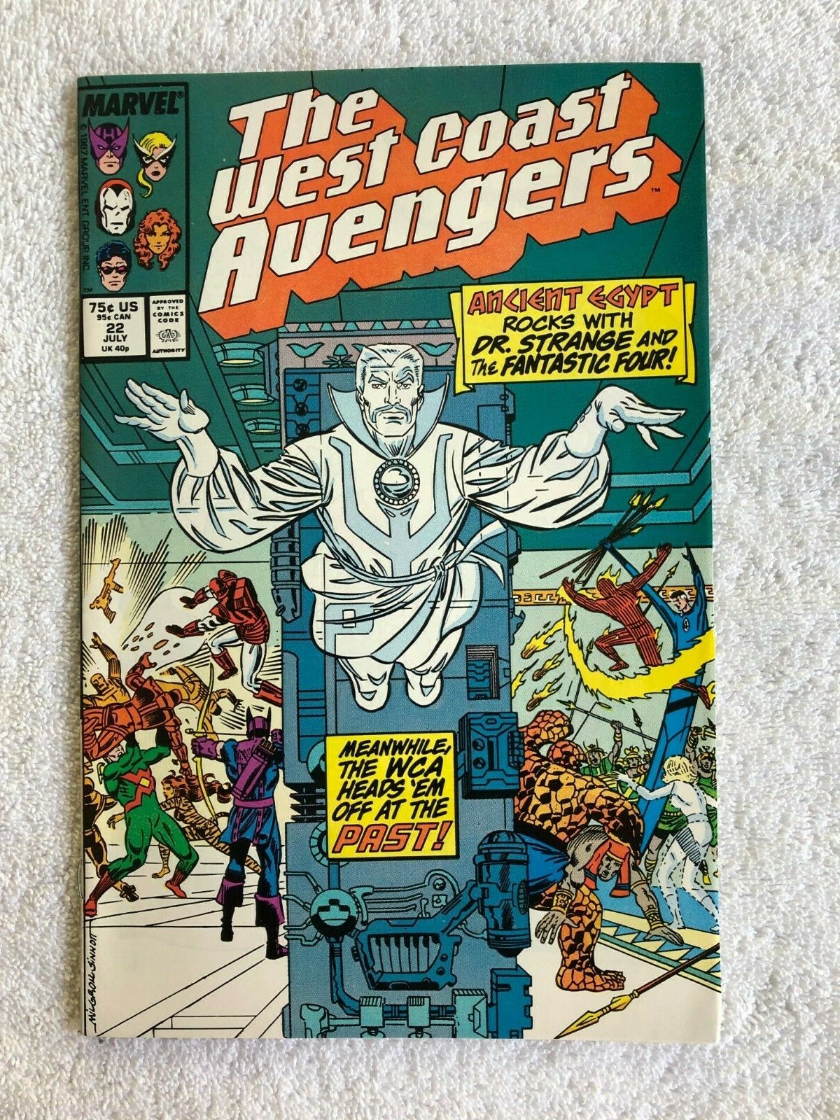 West Coast Avengers #22 (Jul 1987, Marvel) VF 8.0 | eBay