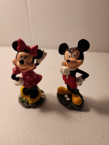 ヴィンテージ　 フィギュア　Mickey 　Minnie　レトロ　レア Mickey and Minnie Mouse Vintage Figurines Japan Paper Labels