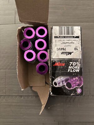 Milton 764VC ColorFit HIGHFLOWPRO Air Couplers V-Style - 1/4'' NPT Female, QTY 17