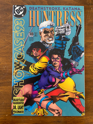 SHOWCASE 93 #10 (DC, 1993) VF/+ Deathstroke, Huntress