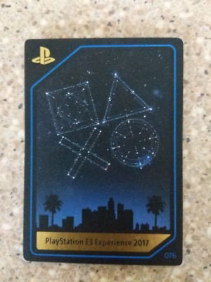 PlayStation E3 Experience 2017 Card Number 76