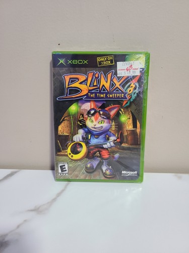 Blinx: The Time Sweeper Black Label (Microsoft Xbox, 2002) - Brand New SEALED!