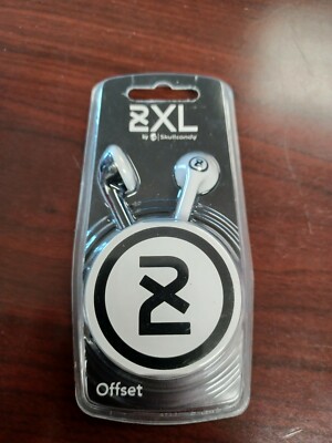 Skullcandy 2XL OFFSET Earbud   White & Black NEW