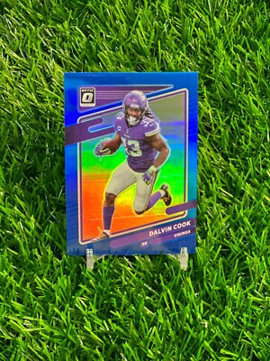 2021 Panini Donruss Optic Dalvin Cook #98 Blue Prizm /179 Vikings