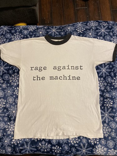 Vintage Rage Against The Machine 90's Ringer Tee Large Shirt Vintage Rage Against The Machine 90's Ringer Tee Large Shirt