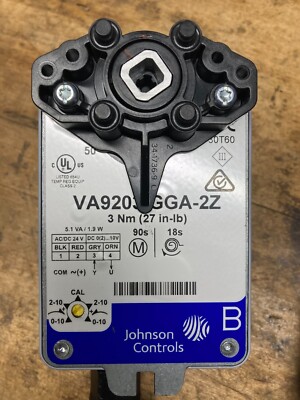 Johnson Controls M9203-GGA-2Z 24V 27 in-lb (3 Nm) Electric Spring-Return