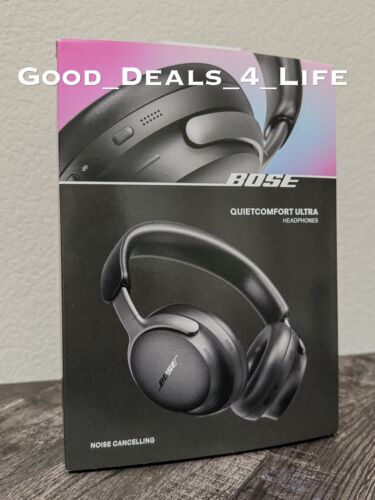 Bose QuietComfort Ultra Headphones Black New Sealed Authentic USA Bose QuietComfort Ultra Headphones Black New Sealed Authentic USA