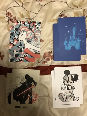 12 Disney 5x7 Postcards Set  Disney Rewards Special Edition Artwork Tinker Bell