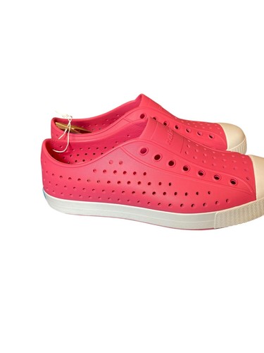 Native Girl Kid Junior Jefferson Slip on Sneaker 12100100 Dazzle Pink Size 4