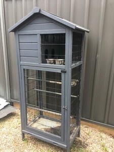 wooden aviary cage bird timber patio gumtree