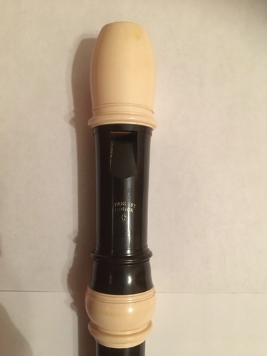 Stanesby Junior Zen On Soprano Recorder With Case And Cleaner Japan GUC 13” Long