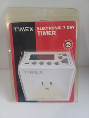 TIMEX Electronic Multiprogram 7 Day DigitalTimer, Heavy Duty Grounded Memory 