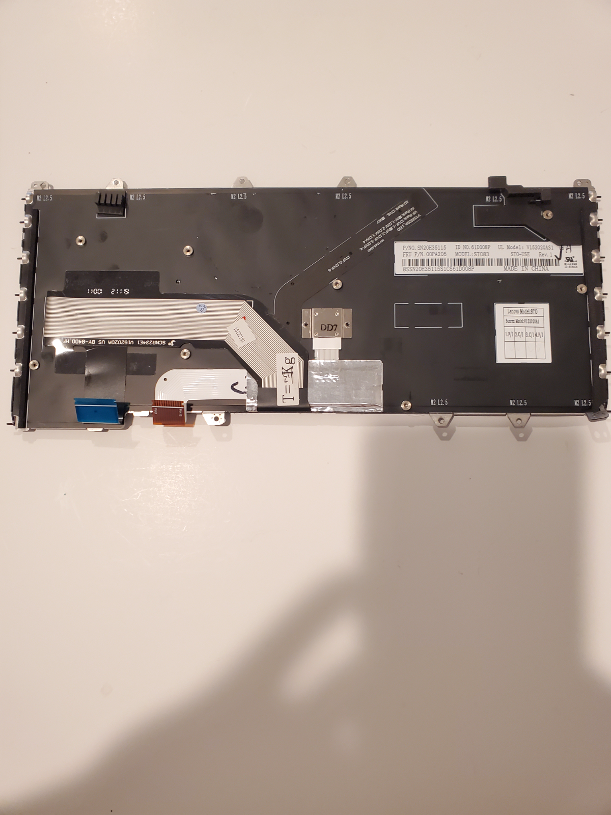 Lenovo ThinkPad Yoga 260 Backlit Keyboard – FRU: 00PA124 / 00PA206