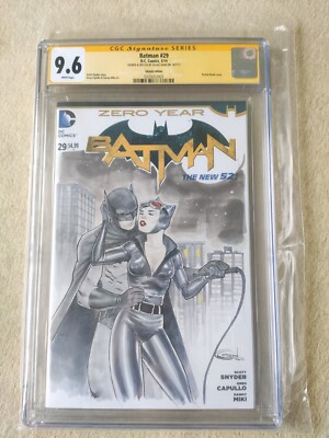 Original Batman Sketch by Sajad Shah CGC 9.6 Signature Series Sketched Signed