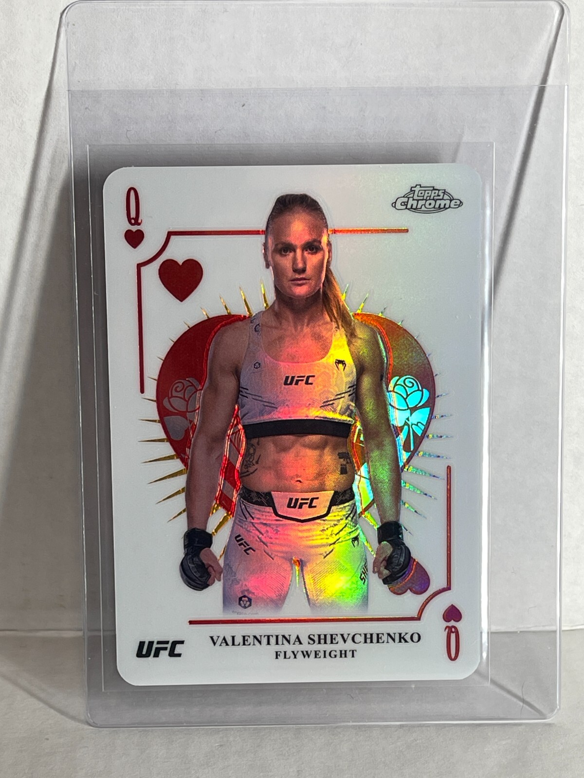 2024 UFC TOPPS CHROME VALENTINA SHEVCHENKO CASE HIT KING