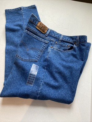 Levis 540 Copper Tab Relaxed Fit Denim Jeans Blue Mens Sz 43 X 29.5 USA NEW VTG