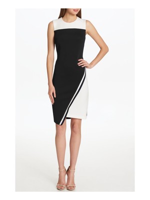 

Женское белое эластичное платье TOMMY HILFIGER с застежкой на крючки и ушках Petites, Белый