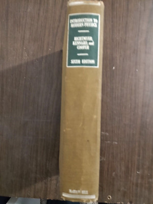 Introduction to Modern Physics by Richtmyer, Kennard and Cooper 6th edition