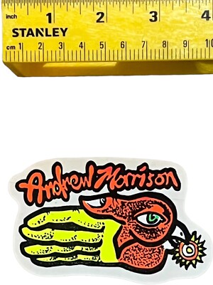 Vtg 1990s New Deal Skateboard Co Andrew Morrison Sticker￼-Powell Peralta SMA G&S