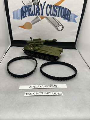 1 PAIR OF TRACKS FOR Dinky Toys 155mm Mobile Gun #654