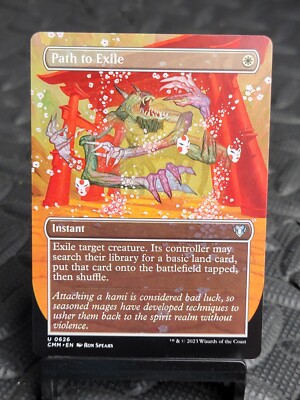 Magic the Gathering - Commander Masters - Path to Exile -  Borderless