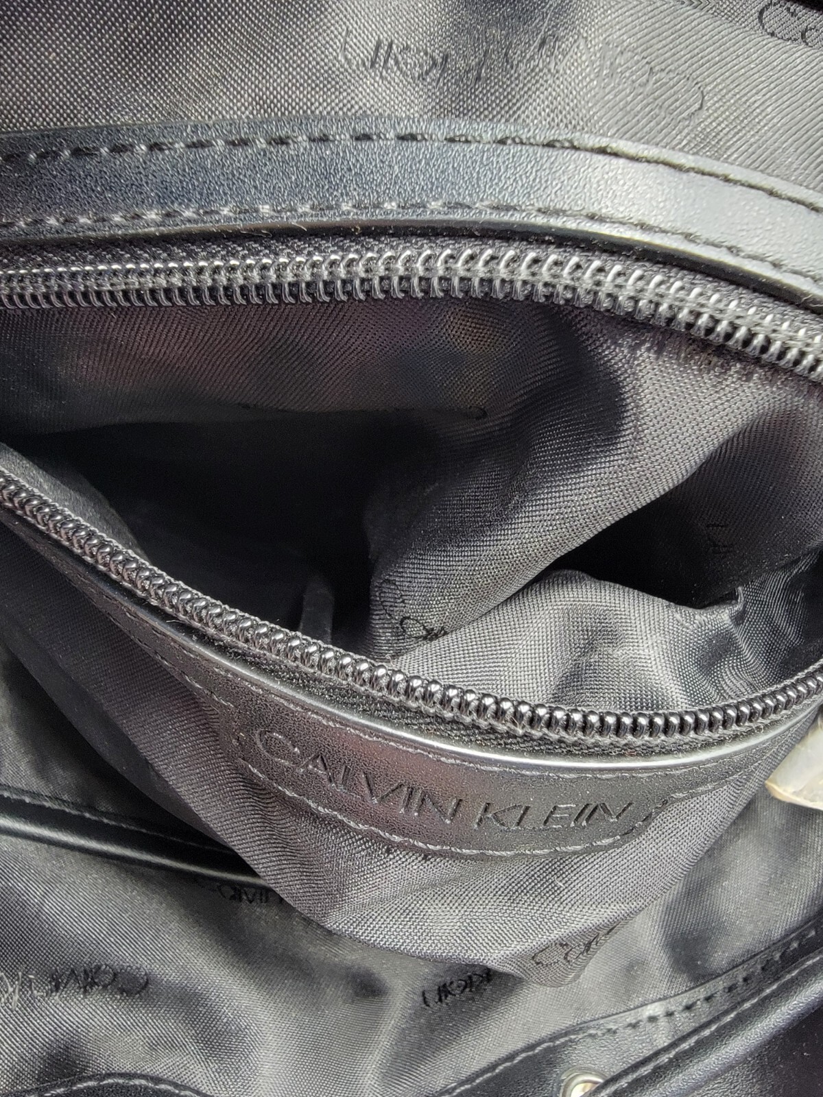 Calvin Klein Kimberly Nylon Backpack Women's One Size Navy Flap Closure - Picture 8 of 15