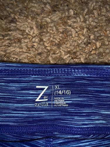 Z by Zella Girl Large 10/12 Blue Skort Geometric Print