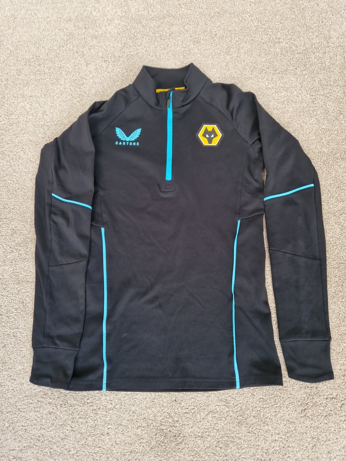 CASTORE Wolves アンセムジャケット WOLVERHAMPTON WANDERERS CASTORE WOLVES MENS XS BLACK
