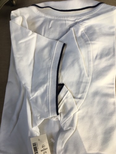 New Aeropostale Stretch White Logo Girl's School Uniform Polo  Jr Sz XL