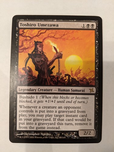 1x Toshiro Umezawa NM - English MTG Betrayers of Kamigawa