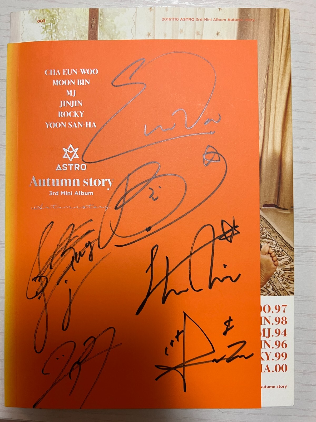 ASTRO MJ サイン入り トレカ ASTRO MJ サイン入り トレカ