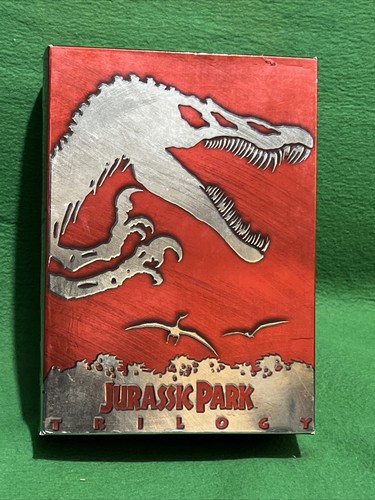 Jurassic Park Trilogy (DVD, 2001, 4-Disc Set) New Open Box