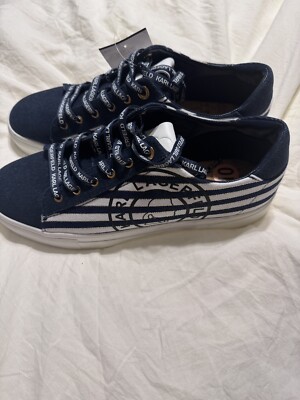 Karl Lagerfeld Cate Denim shoes -women sneakers size 10